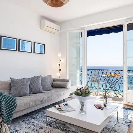דירה Etat Unis 93 Indigo - Amazing Sea View Aprt With Ac ניס